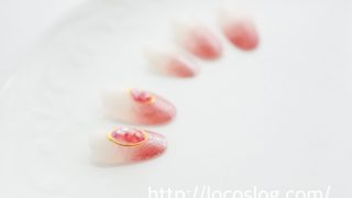 8割100均【簡単3Dネイル】ぐっと盛るだけ!シェル入りパーツネイルのやり方