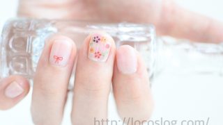 100均キャンドゥ新商品まつり!繊細ボタニカル囲みネイルだよ