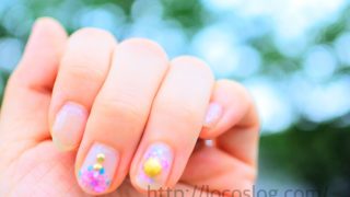 【乳白色×シェル】人魚のゆらめきネイル!ロコ的ヒット♪♪